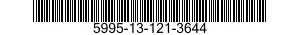 5995-13-121-3644 CABLE ASSEMBLY,RADIO FREQUENCY 5995131213644 131213644