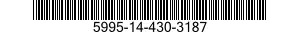 5995-14-430-3187 CABLE ASSEMBLY,SPECIAL PURPOSE,ELECTRICAL 5995144303187 144303187