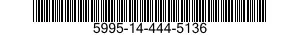 5995-14-444-5136 CORD ASSEMBLY,ELECTRICAL 5995144445136 144445136