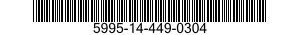 5995-14-449-0304 CABLE ASSEMBLY,RADIO FREQUENCY 5995144490304 144490304