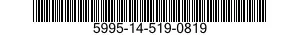 5995-14-519-0819 CABLE ASSEMBLY,RADIO FREQUENCY 5995145190819 145190819