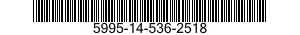 5995-14-536-2518 CABLE ASSEMBLY SET,RADIO FREQUENCY 5995145362518 145362518
