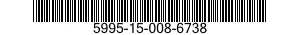 5995-15-008-6738 CABLE ASSEMBLY,RADIO FREQUENCY 5995150086738 150086738