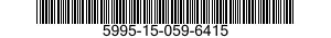 5995-15-059-6415 CABLE ASSEMBLY,SPECIAL PURPOSE,ELECTRICAL 5995150596415 150596415