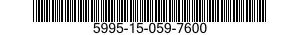 5995-15-059-7600 CABLE ASSEMBLY,POWER,ELECTRICAL 5995150597600 150597600