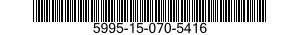 5995-15-070-5416 CABLE ASSEMBLY,RADIO FREQUENCY 5995150705416 150705416