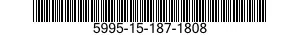 5995-15-187-1808 CABLE ASSEMBLY SET,RADIO FREQUENCY 5995151871808 151871808