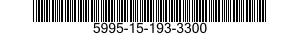 5995-15-193-3300 CABLE ASSEMBLY,ELEC 5995151933300 151933300