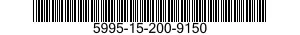 5995-15-200-9150 CABLE ASSEMBLY,SPECIAL PURPOSE,ELECTRICAL 5995152009150 152009150