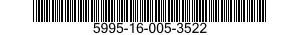 5995-16-005-3522 CABLE ASSEMBLY,SPECIAL PURPOSE,ELECTRICAL 5995160053522 160053522