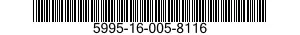 5995-16-005-8116 CABLE ASSEMBLY,SPECIAL PURPOSE,ELECTRICAL 5995160058116 160058116