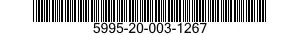 5995-20-003-1267 CABLE ASSEMBLY,SPECIAL PURPOSE,ELECTRICAL 5995200031267 200031267