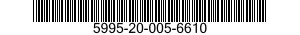 5995-20-005-6610 CABLE ASSEMBLY,RADIO FREQUENCY 5995200056610 200056610