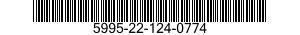5995-22-124-0774 CABLE ASSEMBLY,SPECIAL PURPOSE,ELECTRICAL 5995221240774 221240774