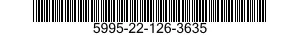 5995-22-126-3635 CABLE,ELECTRICAL 5995221263635 221263635