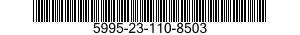 5995-23-110-8503 CABLE ASSEMBLY,RADIO FREQUENCY 5995231108503 231108503