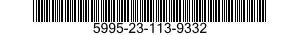 5995-23-113-9332 CABLE ASSEMBLY,RADIO FREQUENCY 5995231139332 231139332