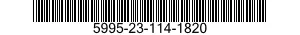 5995-23-114-1820 POWER CABLE, WISPR 5995231141820 231141820