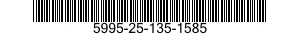 5995-25-135-1585 CABLE ASSEMBLY,SPECIAL PURPOSE, 5995251351585 251351585