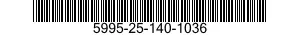 5995-25-140-1036 CABLE ASSEMBLY,SPECIAL PURPOSE,ELECTRICAL 5995251401036 251401036