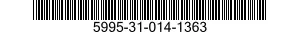 5995-31-014-1363 CABLE ASSEMBLY,RADIO FREQUENCY 5995310141363 310141363