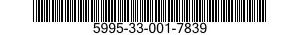5995-33-001-7839 CABLE ASSEMBLY SET,RADIO FREQUENCY 5995330017839 330017839