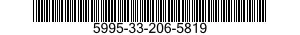 5995-33-206-5819 CABLE ASSEMBLY,SPECIAL PURPOSE,ELECTRICAL 5995332065819 332065819