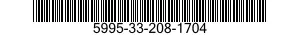 5995-33-208-1704 CABLE ASSEMBLY,SPECIAL PURPOSE,ELECTRICAL 5995332081704 332081704