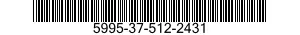 5995-37-512-2431 CABLE ASSEMBLY,RADIO FREQUENCY 5995375122431 375122431