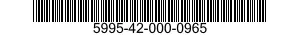 5995-42-000-0965 CABLE ASSEMBLY,RADIO FREQUENCY 5995420000965 420000965