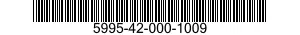 5995-42-000-1009 CABLE ASSEMBLY,SPECIAL PURPOSE,ELECTRICAL 5995420001009 420001009