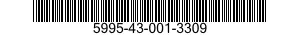 5995-43-001-3309 CABLE ASSEMBLY,RADIO FREQUENCY 5995430013309 430013309