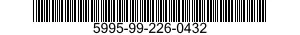 5995-99-226-0432 CABLE ASSEMBLY,SPECIAL PURPOSE,ELECTRICAL 5995992260432 992260432