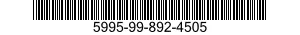 5995-99-892-4505 CABLE ASSEMBLY,RADIO FREQUENCY 5995998924505 998924505