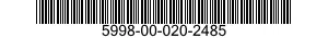 5998-00-020-2485 CIRCUIT CARD ASSEMBLY 5998000202485 000202485