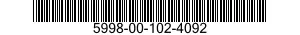 5998-00-102-4092 ELECTRONIC COMPONENTS ASSEMBLY 5998001024092 001024092
