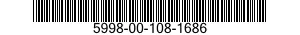 5998-00-108-1686 ELECTRONIC COMPONENTS ASSEMBLY 5998001081686 001081686
