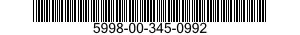 5998-00-345-0992 CIRCUIT CARD ASSEMBLY 5998003450992 003450992