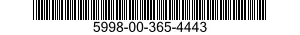 5998-00-365-4443 CIRCUIT CARD ASSEMBLY 5998003654443 003654443