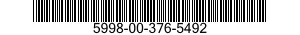 5998-00-376-5492 CIRCUIT CARD ASSEMBLY 5998003765492 003765492
