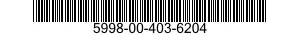 5998-00-403-6204 CIRCUIT CARD ASSEMBLY 5998004036204 004036204