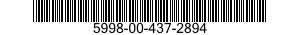 5998-00-437-2894 CIRCUIT CARD ASSEMBLY 5998004372894 004372894