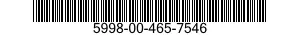 5998-00-465-7546 ELECTRONIC COMPONENTS ASSEMBLY 5998004657546 004657546