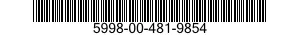 5998-00-481-9854 ELECTRONIC COMPONENTS ASSEMBLY 5998004819854 004819854