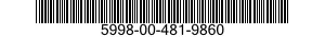 5998-00-481-9860 ELECTRONIC COMPONENTS ASSEMBLY 5998004819860 004819860