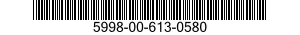 5998-00-613-0580 CIRCUIT CARD ASSEMBLY 5998006130580 006130580