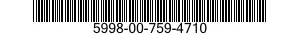 5998-00-759-4710 CIRCUIT CARD ASSEMBLY 5998007594710 007594710