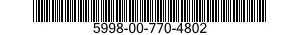 5998-00-770-4802 ELECTRONIC COMPONENTS ASSEMBLY 5998007704802 007704802