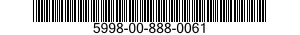 5998-00-888-0061 ELECTRONIC COMPONENTS ASSEMBLY 5998008880061 008880061