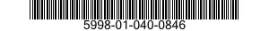 5998-01-040-0846 CIRCUIT CARD ASSEMBLY 5998010400846 010400846